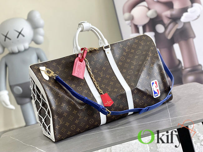 Okify Louis Vuitton X NBA Basketball Keepall 55 Bag M45587 55x27x20cm - 1