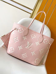 Okify Louis Vuitton Neverfull MM Bag Pink M14210 32x29x17cm - 1
