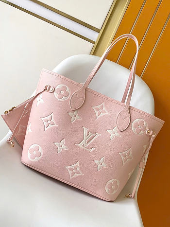 Okify Louis Vuitton Neverfull MM Bag Pink M14210 32x29x17cm