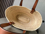 Okify Loewe Raffia Bucket Bag 31x17.5x13cm - 5