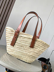 Okify Loewe Raffia Bucket Bag 31x17.5x13cm - 3