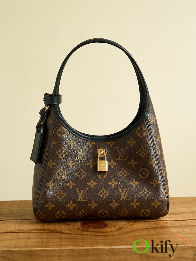 Okify Louis Vuitton The Drop PM Bag Brown Monogram M12940 28x15x12cm - 1