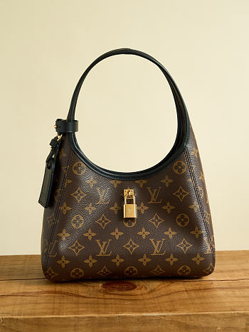 Okify Louis Vuitton The Drop PM Bag Brown Monogram M12940 28x15x12cm