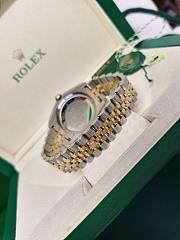 Okify Rolex Datejust Watch Silver Gray Face 36mm - 2