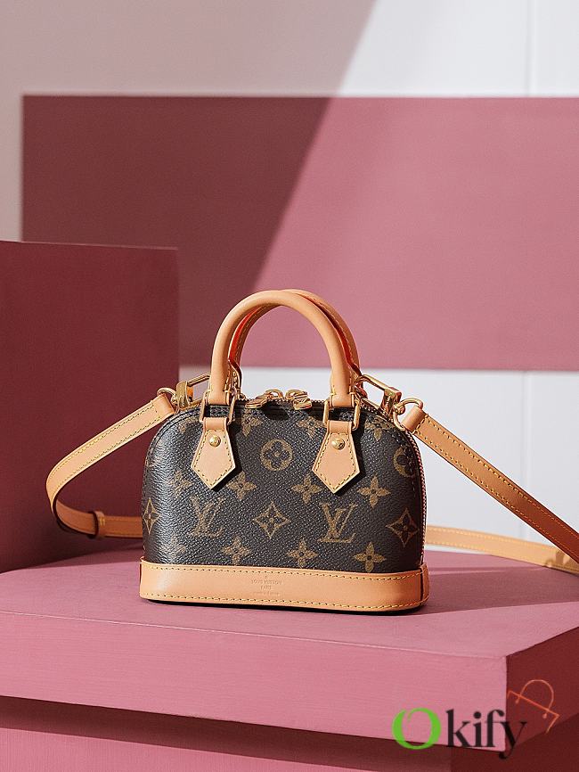 Okify Louis Vuitton Alma Nano Bag M82717 18x12x8cm  - 1