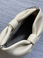 Okify Dior Small Bow Bag Cream White Lambskin 26x16x10cm - 4