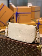 Okify Louis Vuitton Multi Pochette Bag Beige M80447 24x13.5x4cm - 2
