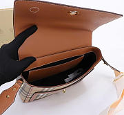 Okify Burberry Note Bag Brown 25x18x8.5cm - 3