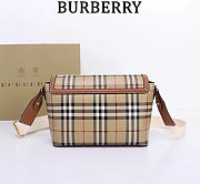 Okify Burberry Note Bag Brown 25x18x8.5cm - 4