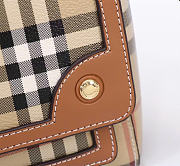 Okify Burberry Note Bag Brown 25x18x8.5cm - 2