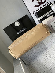 Okify CC Maxi Shopping Bag Raffia Beige 59x43x37x13cm AS5463 - 6