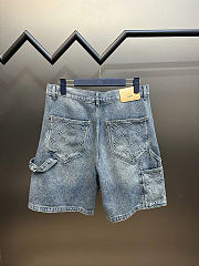 Okify Louis Vuitton Denim Blue Shorts 29543 (has big size) - 3