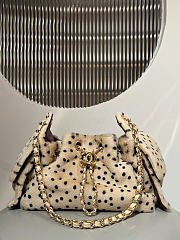 Okify CC 25 Hobo Dot Fur Bag 22x20x5.5cm - 1