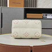 Okify Louis Vuitton Speedy 20 Bag White Pink Monogram 20.5x13.5x12cm  - 6