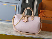 Okify Louis Vuitton Speedy Soft 30 Bag Light Pink Ostrich 30x21x17cm - 1