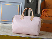 Okify Louis Vuitton Speedy Soft 30 Bag Light Pink Ostrich 30x21x17cm - 6