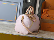 Okify Louis Vuitton Speedy Soft 30 Bag Light Pink Ostrich 30x21x17cm - 5