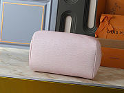 Okify Louis Vuitton Speedy Soft 30 Bag Light Pink Ostrich 30x21x17cm - 4