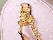 Okify Louis Vuitton Speedy Soft 30 Bag Light Pink Ostrich 30x21x17cm - 2