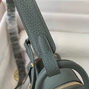Okify Hermes Lindy Mini Bag Slate Green 19x13x9cm - 4