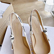 Okify Dior Beige Patent Slingback 6.5cm  - 2