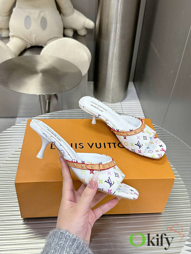 Okify Louis Vuitton x TM High Heels 5cm 29570 (has big size) - 1