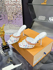 Okify Louis Vuitton x TM High Heels 9cm 29571  - 3
