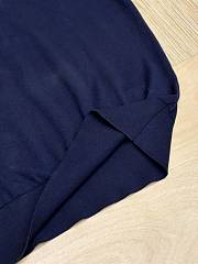 Okify Loro Piana Dark Blue Men Polo Shirt - 4