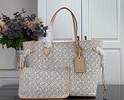 Okify Louis Vuitton Neverfull MM Embleme Bag M2A381 31x28x14cm - 1