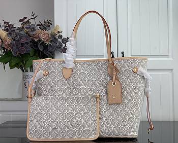 Okify Louis Vuitton Neverfull MM Embleme Bag M2A381 31x28x14cm