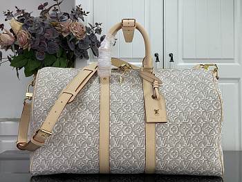 Okify Louis Vuitton Keepall 45 Embleme Bag M29670 45x27x20cm