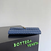 Okify Bottega Veneta Andiamo Clutch Bag Dark Blue 741511 31x13x3cm - 6