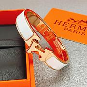 Okify Hermes Gold Bracelet White 29580 - 2