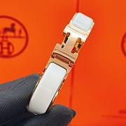 Okify Hermes Gold Bracelet White 29580 - 4