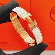 Okify Hermes Gold Bracelet White 29580 - 5