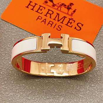Okify Hermes Gold Bracelet White 29580