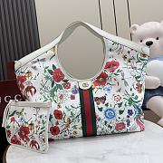Okify Gucci Giglio Flora Large Tote Bag White 853971 54x40x46x15cm - 1