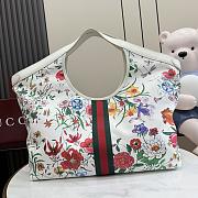 Okify Gucci Giglio Flora Large Tote Bag White 853971 54x40x46x15cm - 5