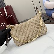 Okify Gucci Lady Lunetta Chain Small Shoulder Bag Beige A0034B 24.5x15x5cm - 5