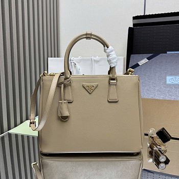 Okify Prada Galleria Large Saffiano Leather Bag Gray 1BA274 32x24x14cm