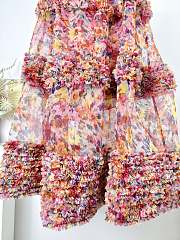 Okify Zimmerman Kindred Spirit Alchemy Ruffled Long Spaghetti Strap Dress - 3