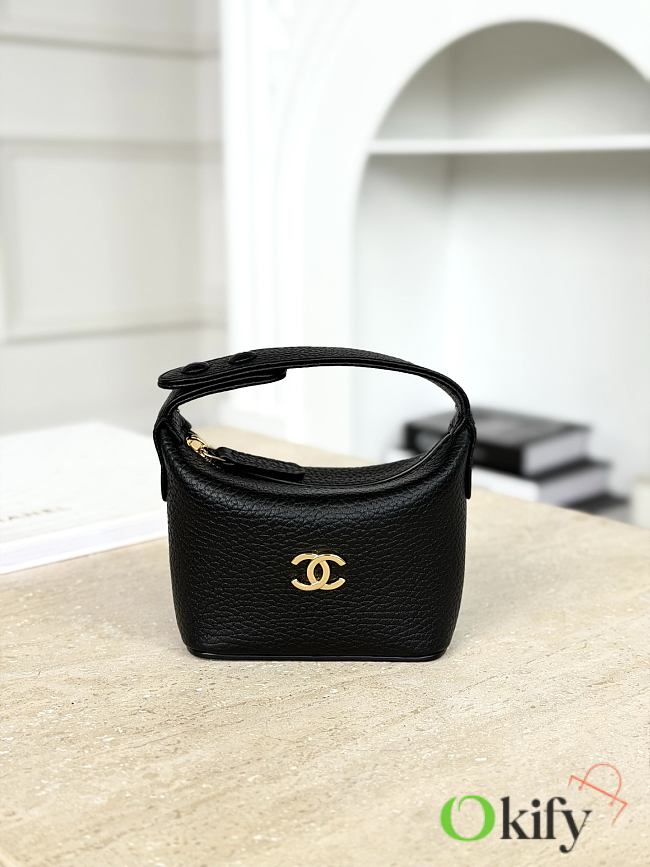 Okify CC 26S Coco Beach Micro Top Handle Pouch Black 11x11x4cm - 1