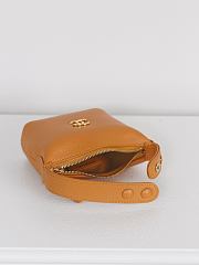 Okify CC 26S Coco Beach Micro Top Handle Pouch Orange Caramel 11x11x4cm - 4