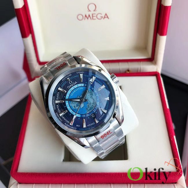 Okify Omega Seamaster Aqua Terra 150 Silver Watch 41mm - 1