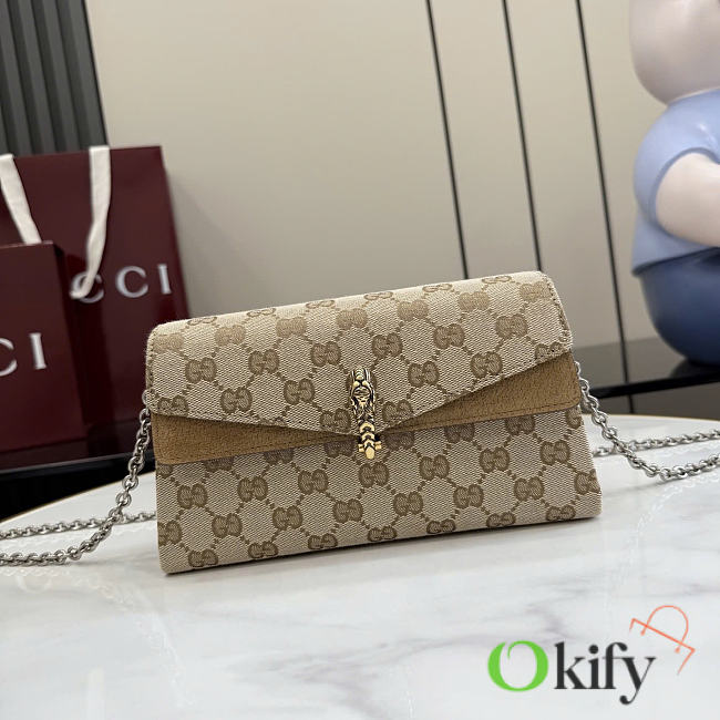 Okify Gucci Dionysus Small Shoulder Bag Beige And Brown 876531 21x12x6cm - 1