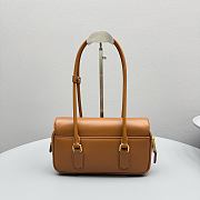 Okify MiuMiu Arcadie Leather Bag Brown 5BD282 24x11.5x5cm - 6