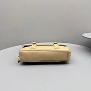 Okify MiuMiu Arcadie Leather Bag Cream White 5BD282 24x11.5x5cm - 5