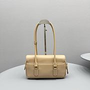 Okify MiuMiu Arcadie Leather Bag Cream White 5BD282 24x11.5x5cm - 2