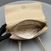 Okify MiuMiu Arcadie Leather Bag Cream White 5BD282 24x11.5x5cm - 3