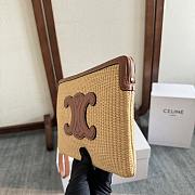 Okify Celine Raffia Pouch 25x17.5cm - 5